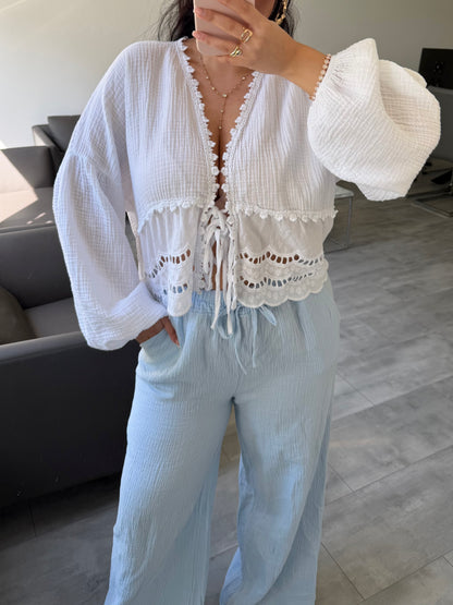 MUSSELIN HOSE LEYA