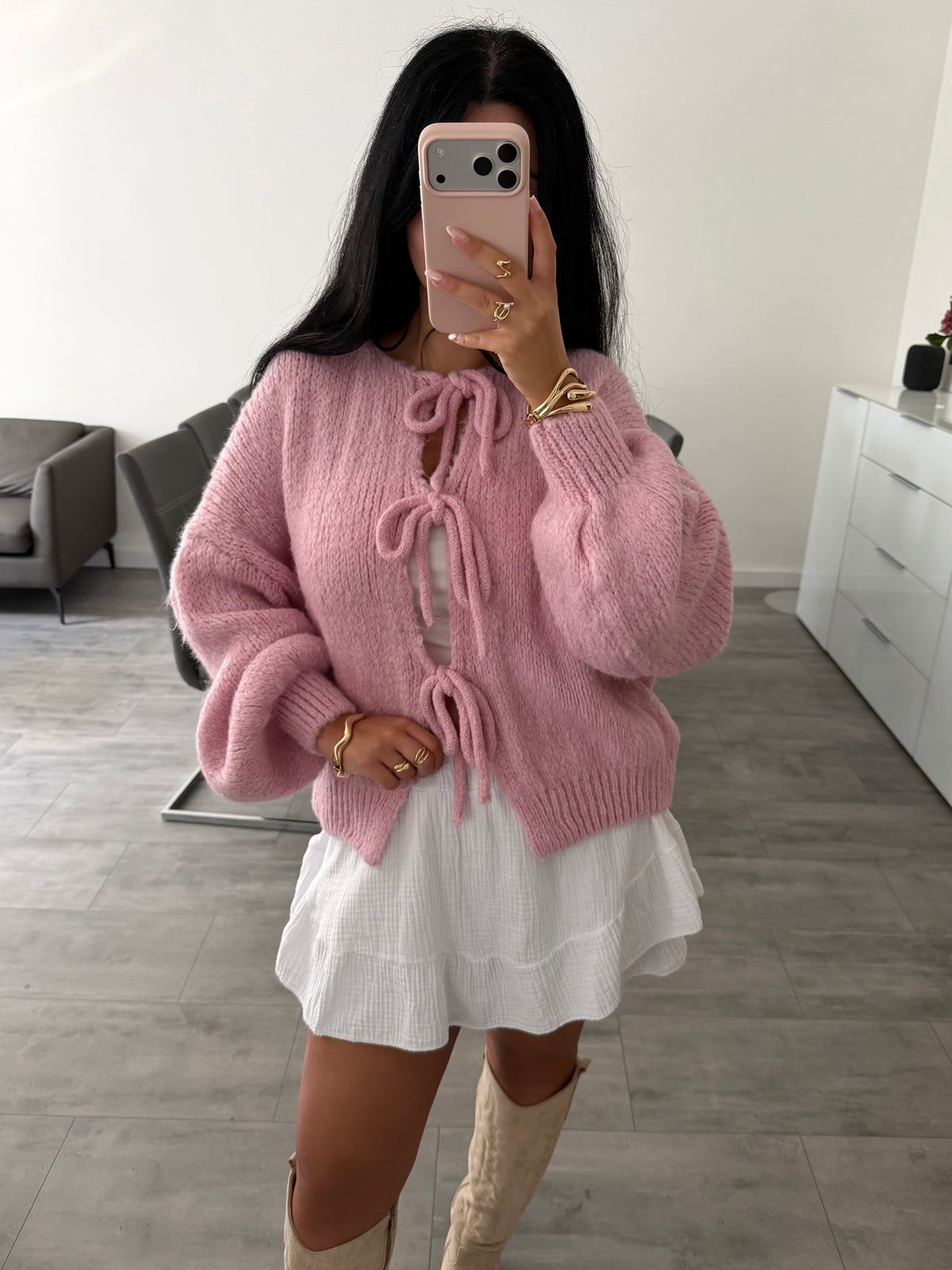 CARDIGAN MALIA MIT SCHLEIFE
