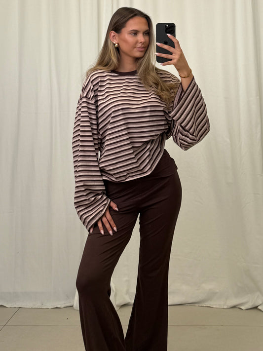 STRIPED COTTON LONGSLEEVE LINNEA Musselin kaufen | Miss Nova