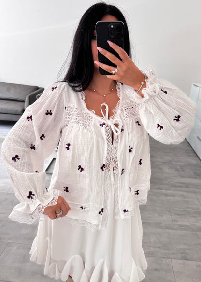 MUSSELINBLUSE MILANA