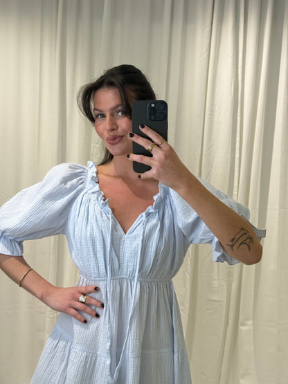 MUSSELIN BABYDOLLKLEID ELLA