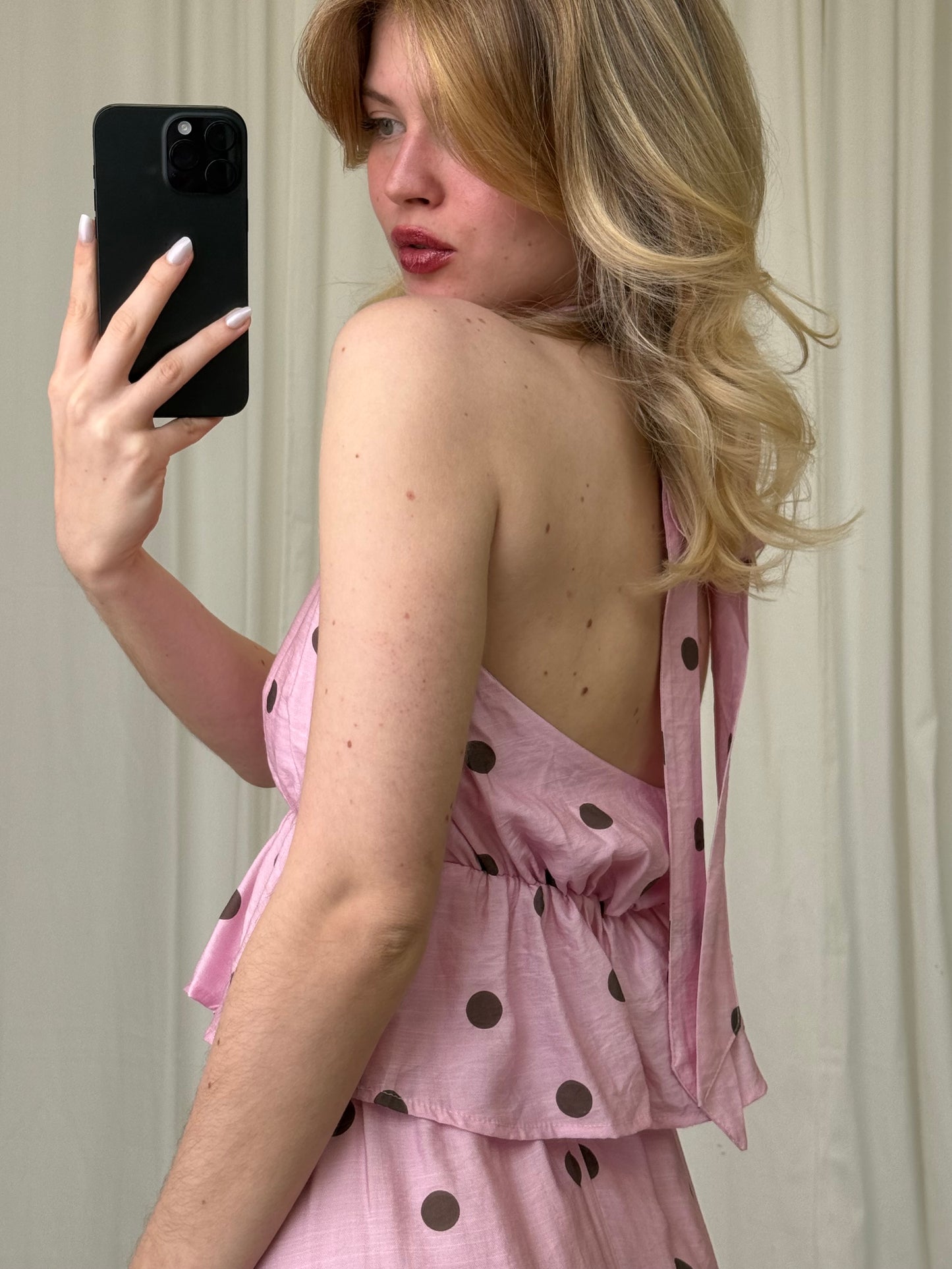 MAXI SET ZWEITEILER POLKA DOTS