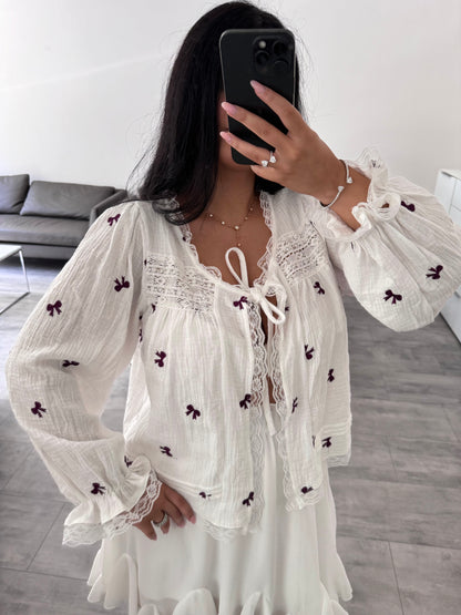 MUSSELINBLUSE MILANA