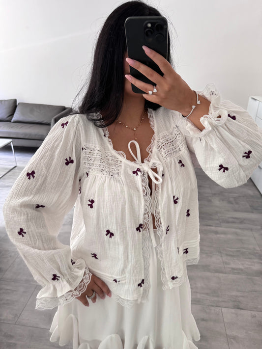 MUSSELINBLUSE MILANA