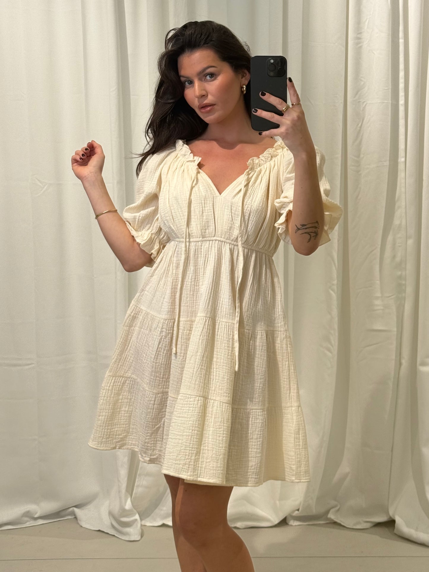 MUSSELIN BABYDOLLKLEID ELLA – Musselin Kleid bei Missnova