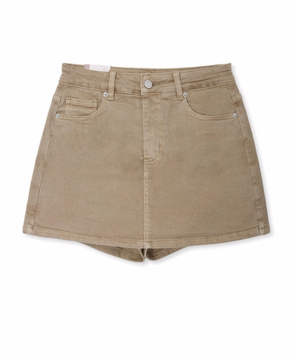 STRETCH JEANS HOSENROCK BRAUN