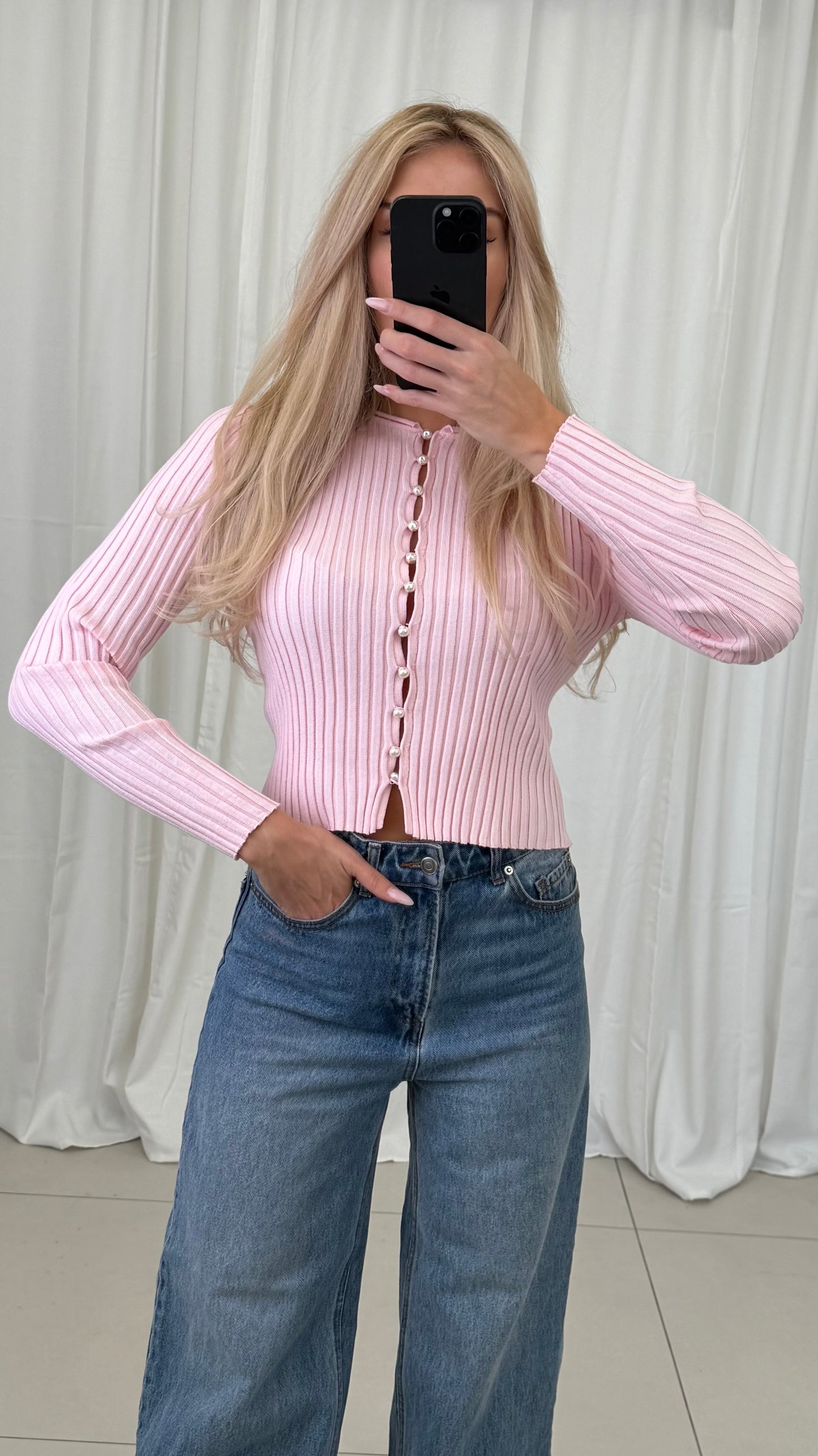 STRICKTOP LIVIA PERLEN – Damenmode bei Miss Nova