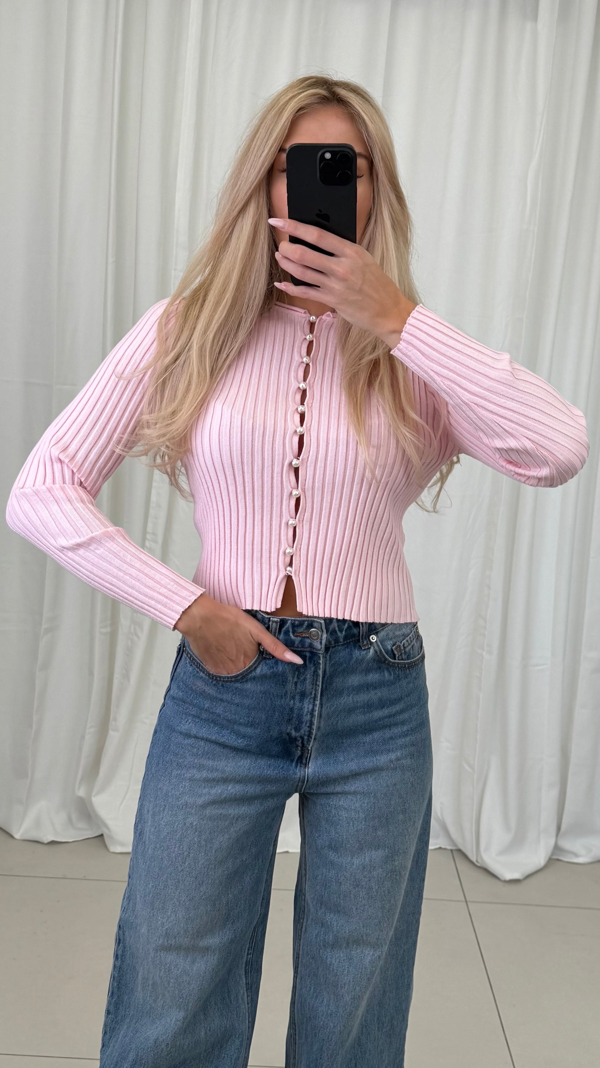 STRICKTOP LIVIA PERLEN – Damenmode bei Miss Nova