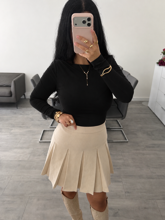 SOFT TOUCH LONGSLEEVE MIT U-BOOT-AUSSCHNITT Musselin kaufen | Miss Nova