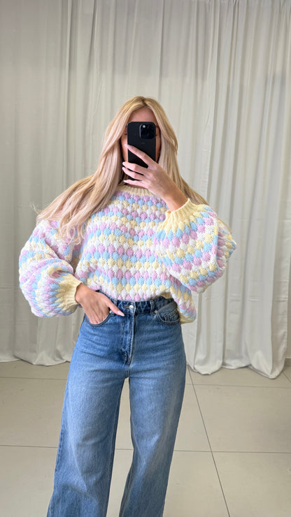 BUBBLE PULLOVER ZOE Ansicht 3 – Miss Nova Damenmode