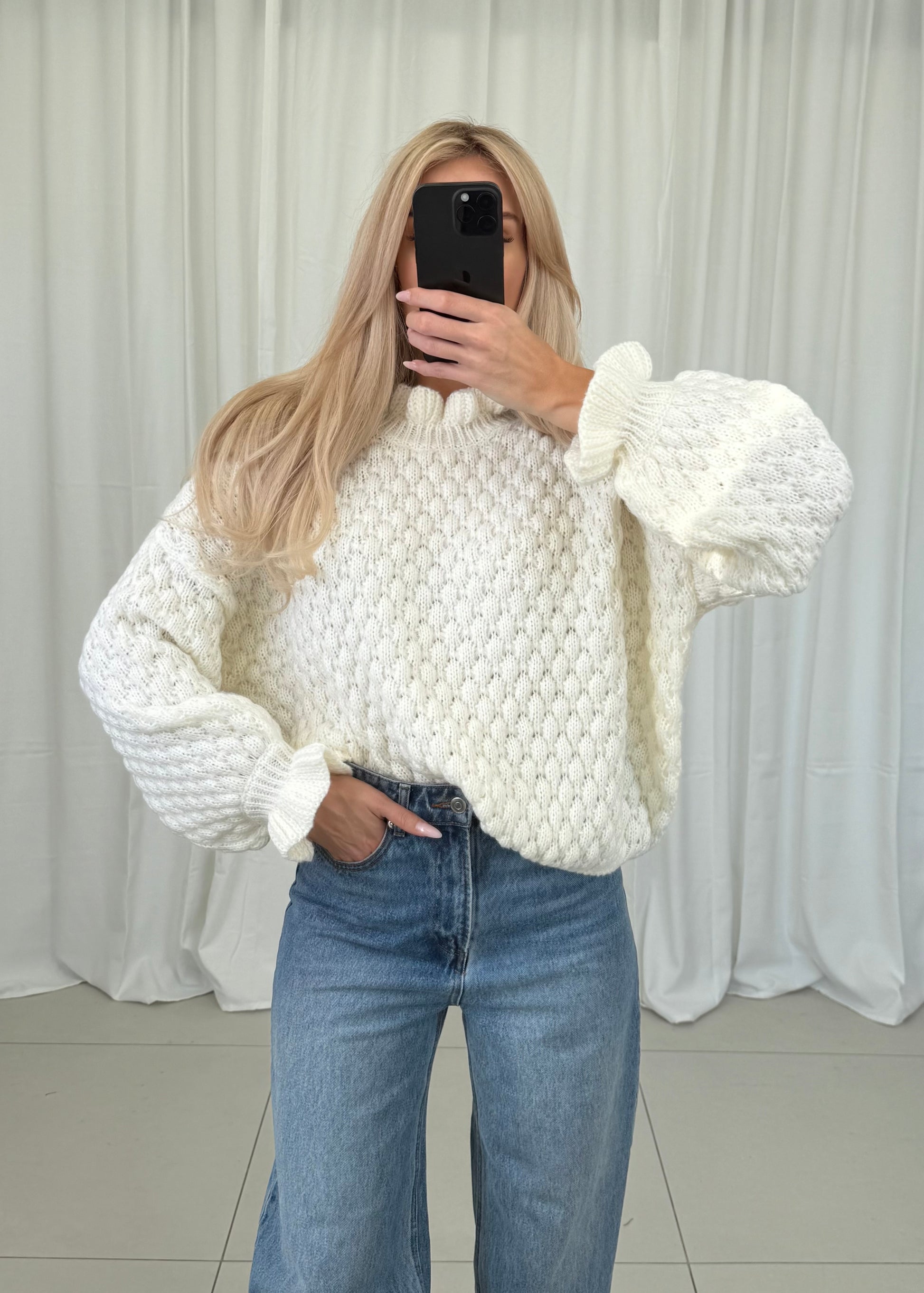 RÜSCHEN PULLOVER ANTONIA – Miss Nova Damenmode