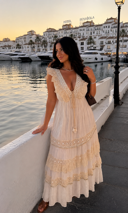 Boheme Kleid Farah Detailansicht – MissNova
