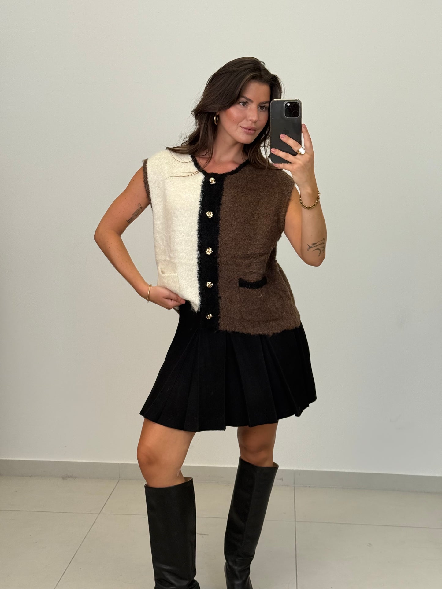 CARDIGAN WESTE ELENA CHOCOLATE – Miss Nova Damenmode