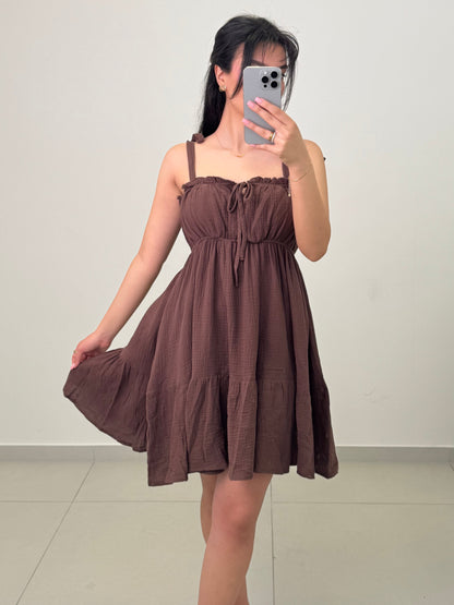 MUSSELIN KLEID AURORA KURZ – Musselin Kleid bei Missnova
