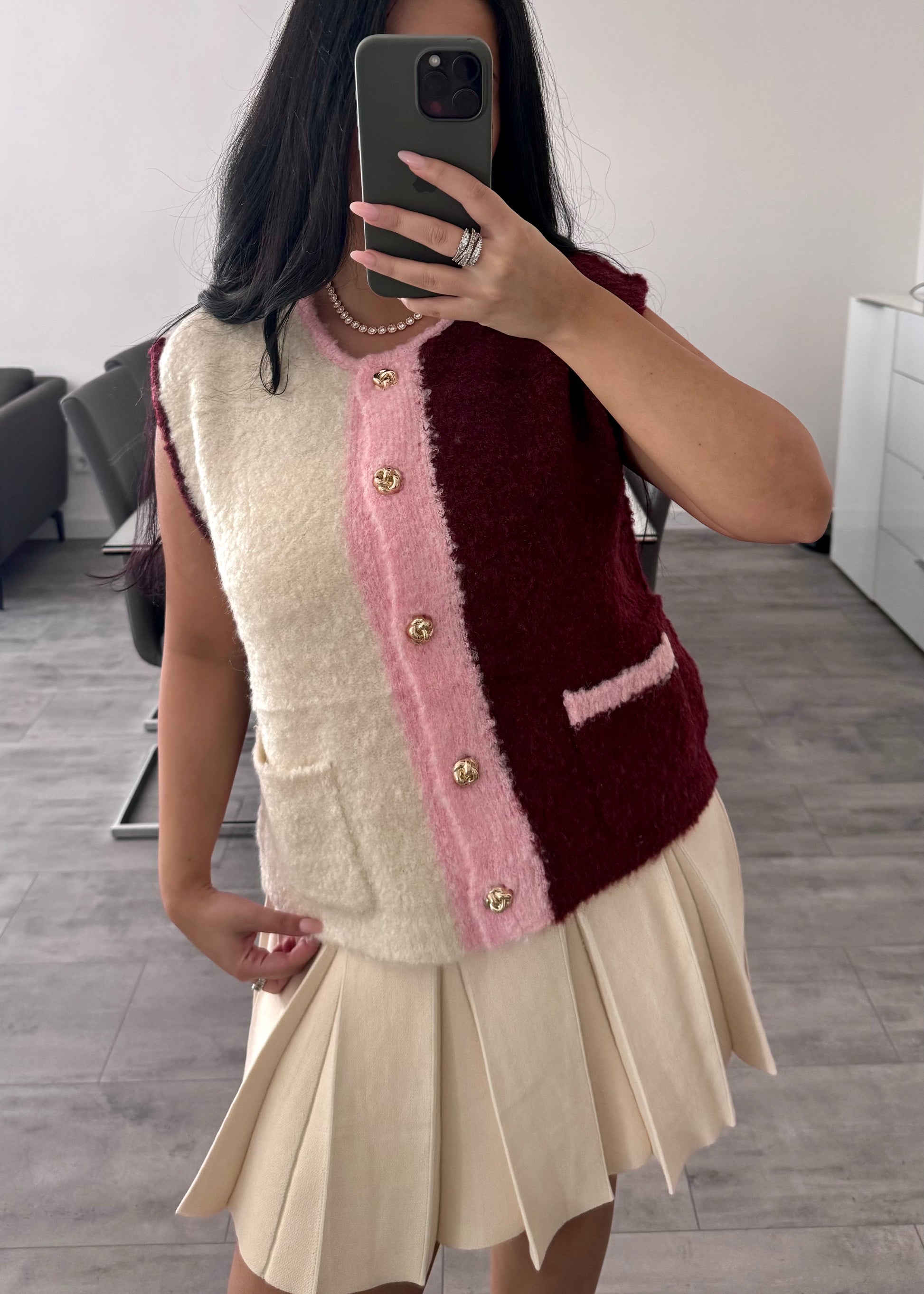 CARDIGAN WESTE ELENA BERRY – Miss Nova Damenmode