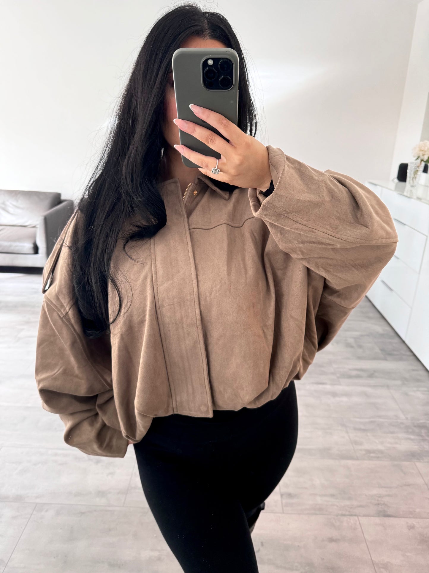 WILDLEDEROPTIK JACKE NOLA