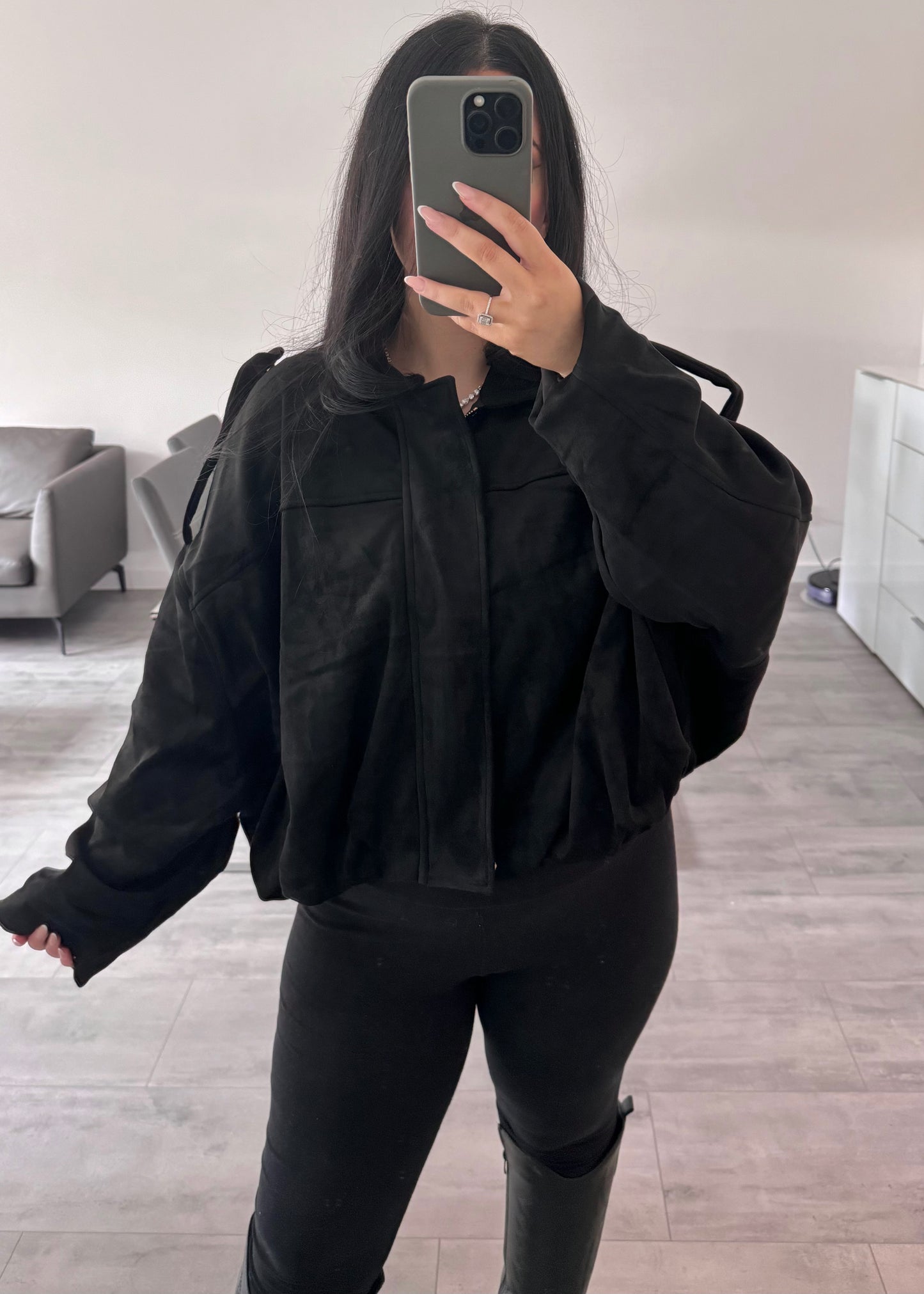 WILDLEDEROPTIK JACKE NOLA