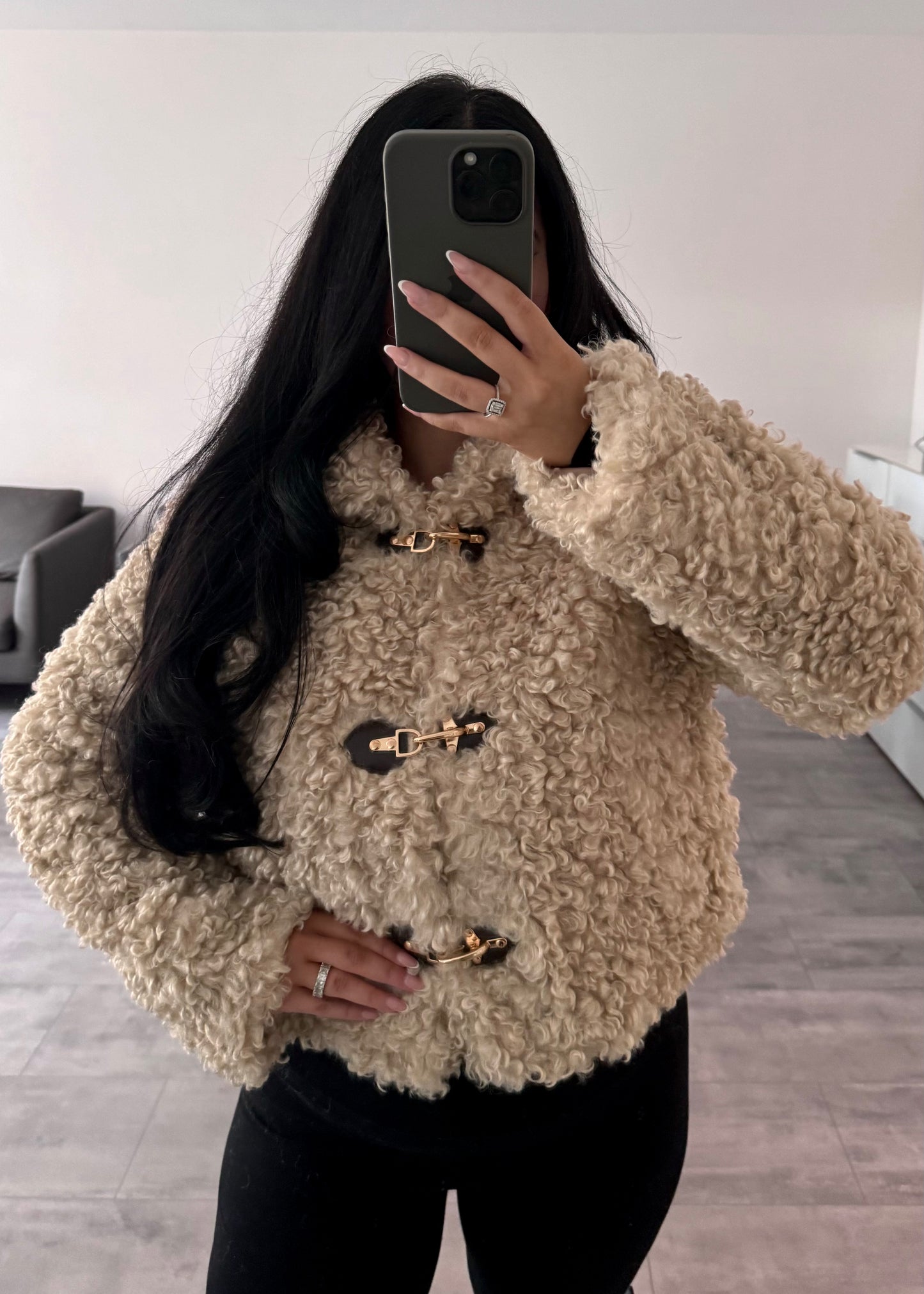 TEDDYJACKE CAMILLE BEIGE