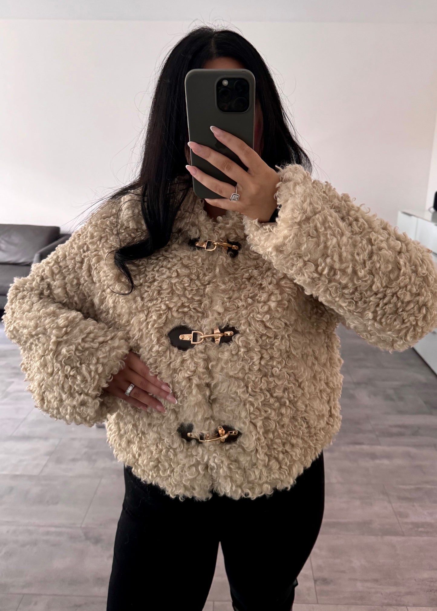 TEDDYJACKE CAMILLE BEIGE