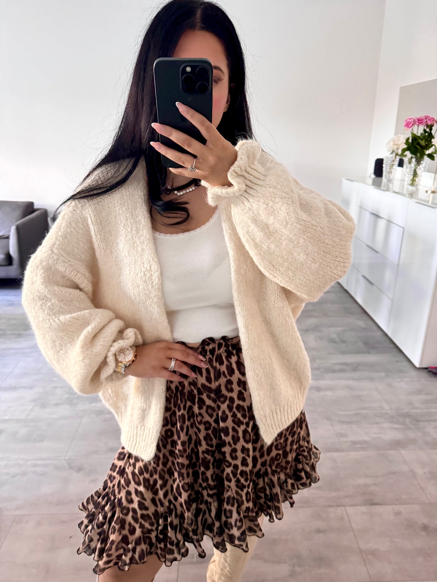 CARDIGAN LIV VANILLA – Miss Nova Damenmode