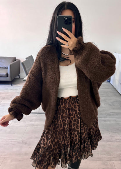 CARDIGAN LIV CHOCOLATE – Miss Nova Damenmode