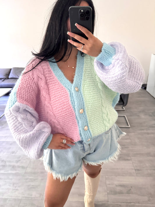CARDIGAN SKY BLUE