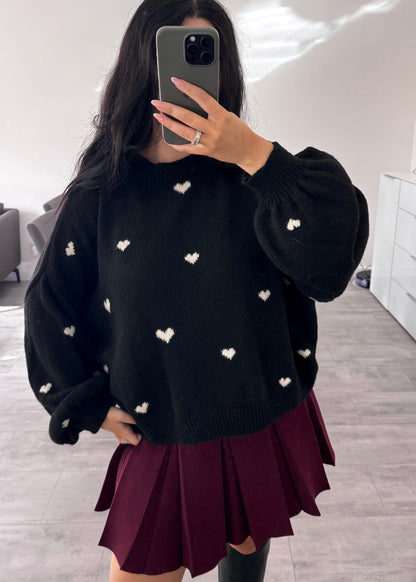 FALTENROCK LARA WEINROT