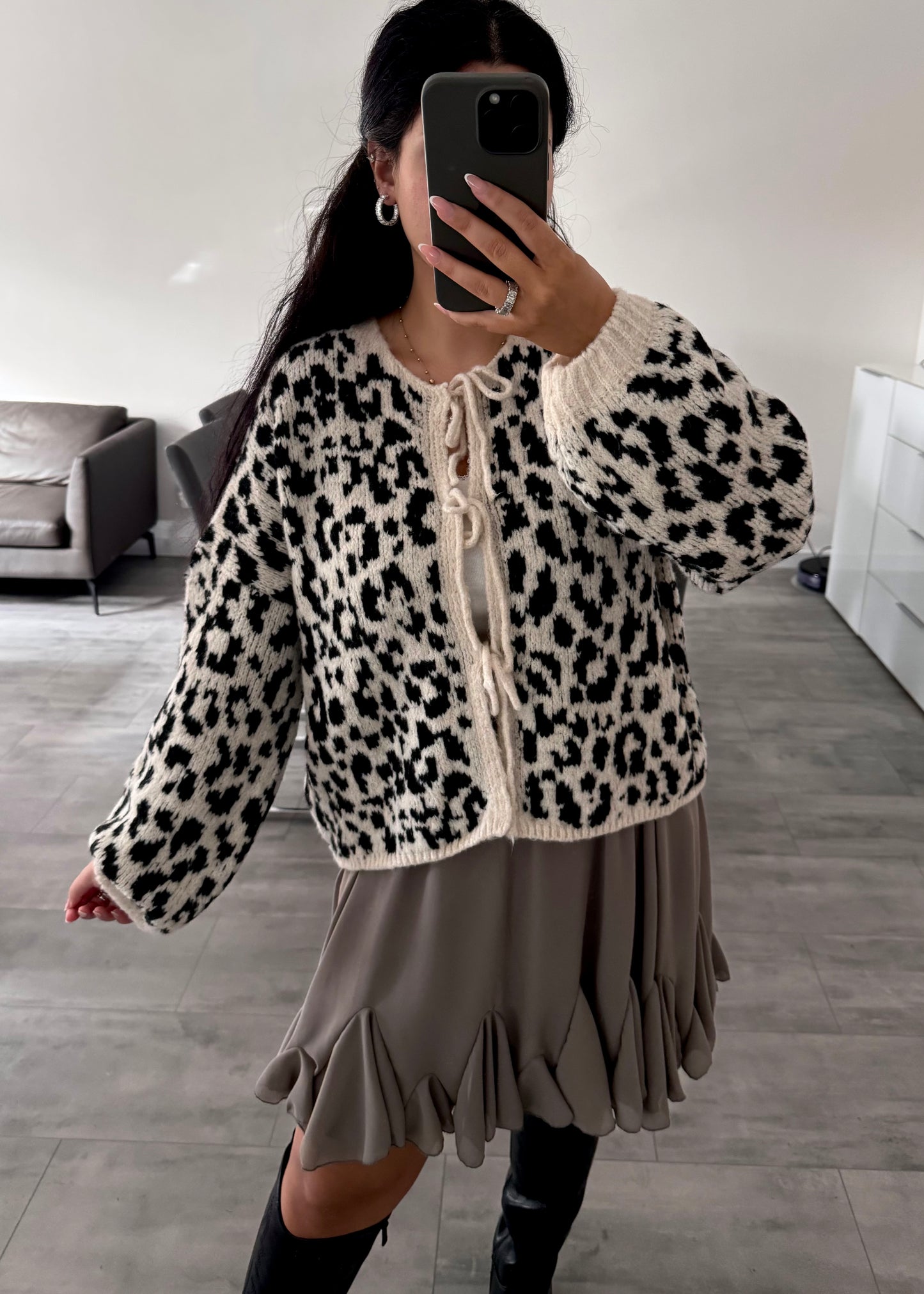 CARDIGAN NALA LEOPRINT – Miss Nova Damenmode