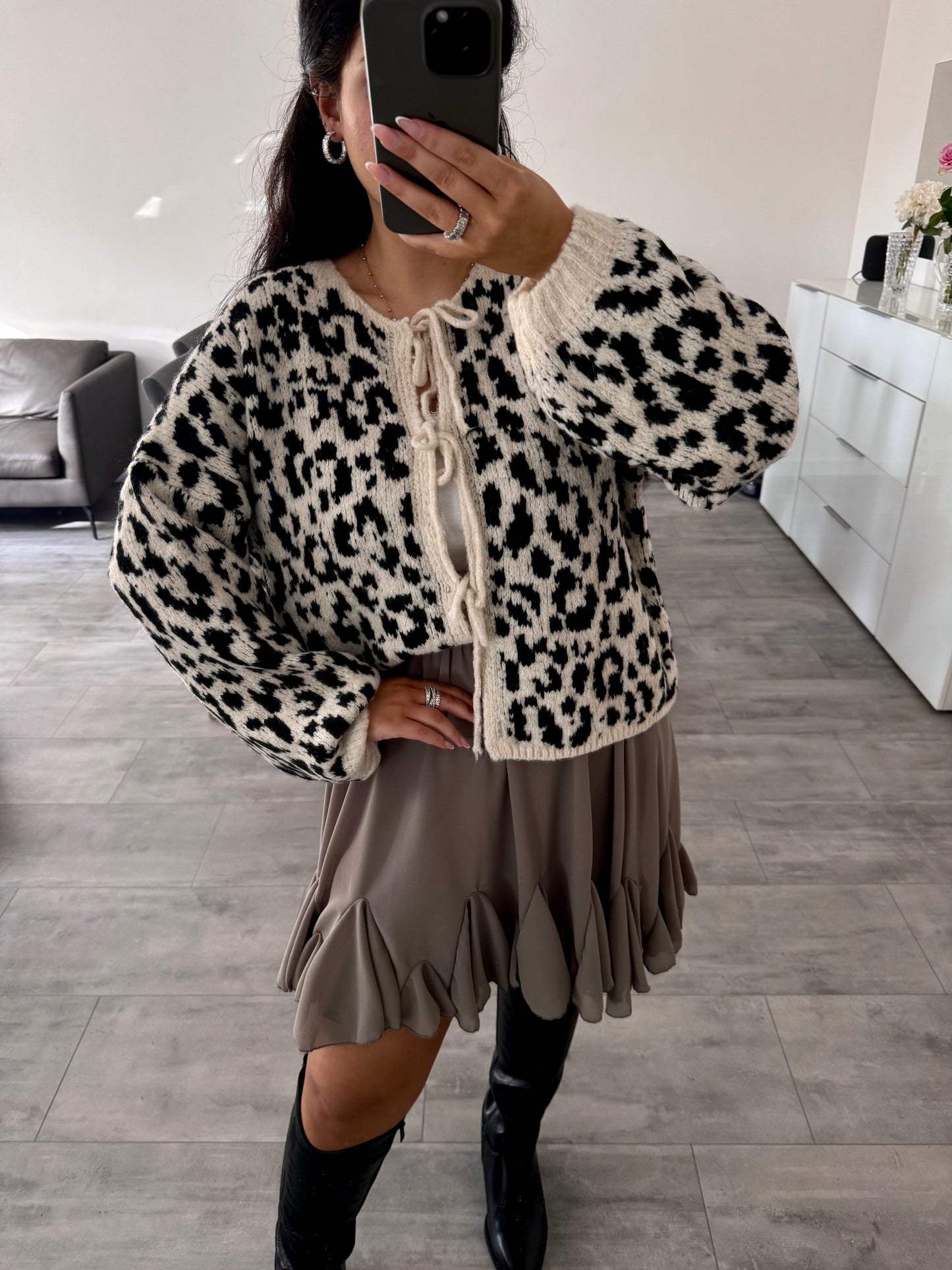 CARDIGAN NALA LEOPRINT – Miss Nova Damenmode