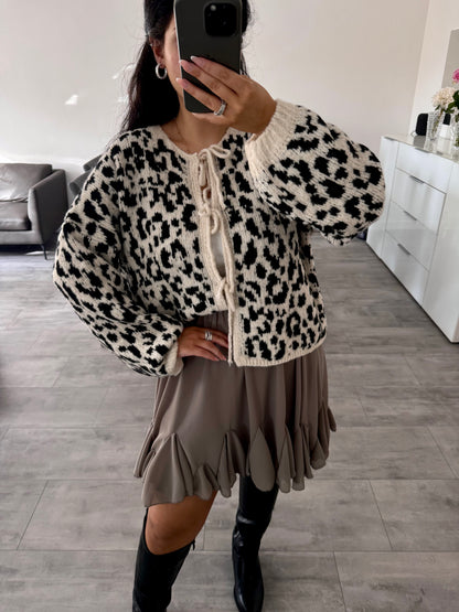 CARDIGAN NALA LEOPRINT – Miss Nova Damenmode