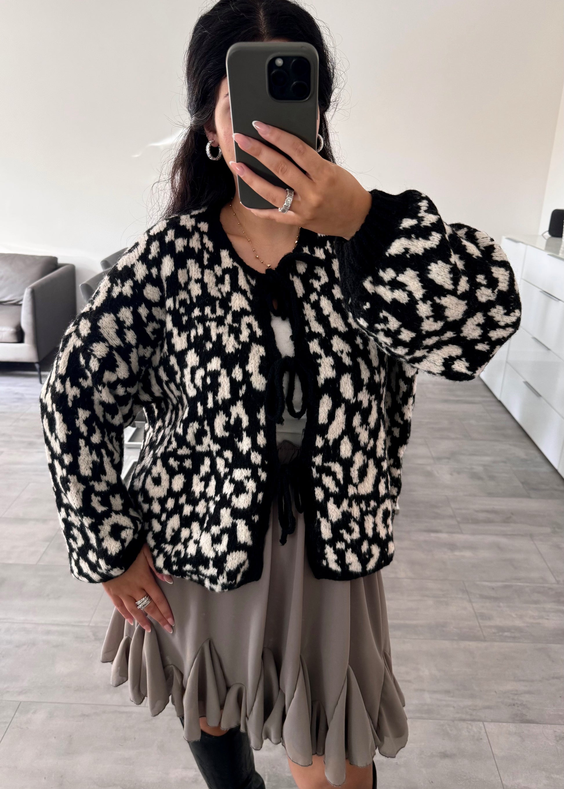 CARDIGAN NALA LEOPRINT – Miss Nova Damenmode