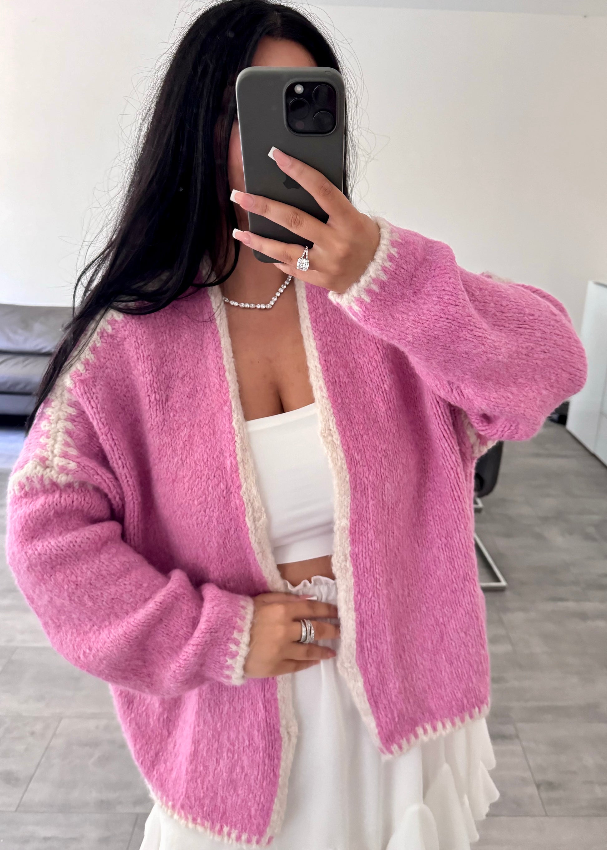 CARDIGAN LOLA PINK – Damenmode bei Miss Nova