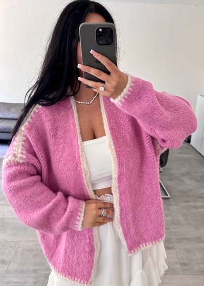 CARDIGAN LOLA PINK – Damenmode bei Miss Nova