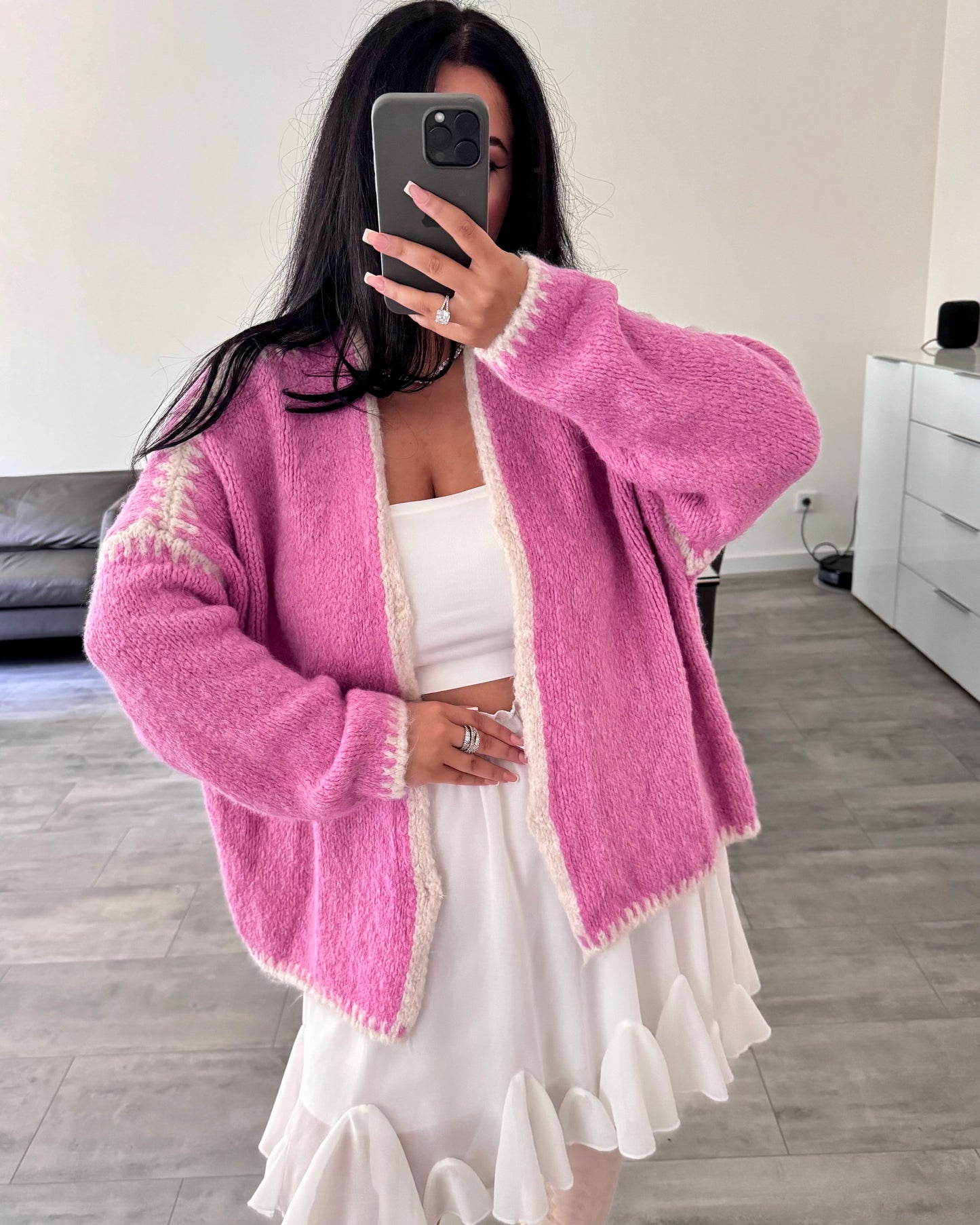 CARDIGAN LOLA PINK – Miss Nova Damenmode