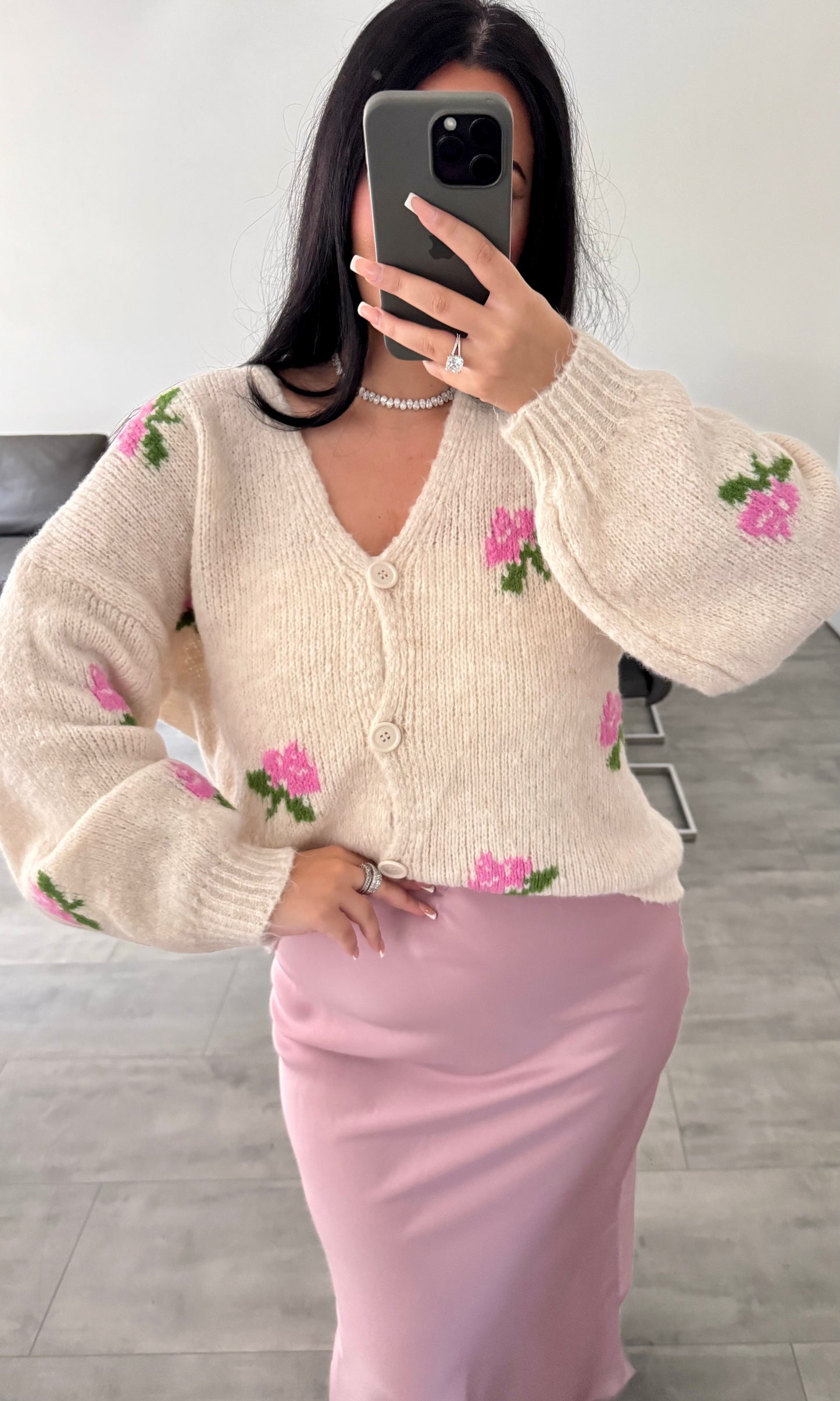 CARDIGAN ROSEMARY BEIGE – Damenmode bei Miss Nova