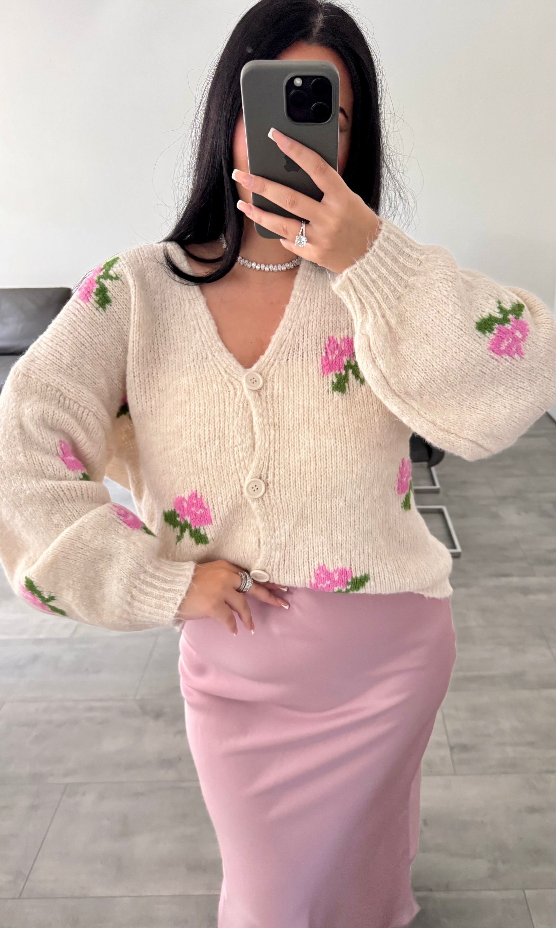 CARDIGAN ROSEMARY BEIGE – Damenmode bei Miss Nova