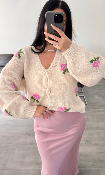 CARDIGAN ROSEMARY BEIGE – Damenmode bei Miss Nova