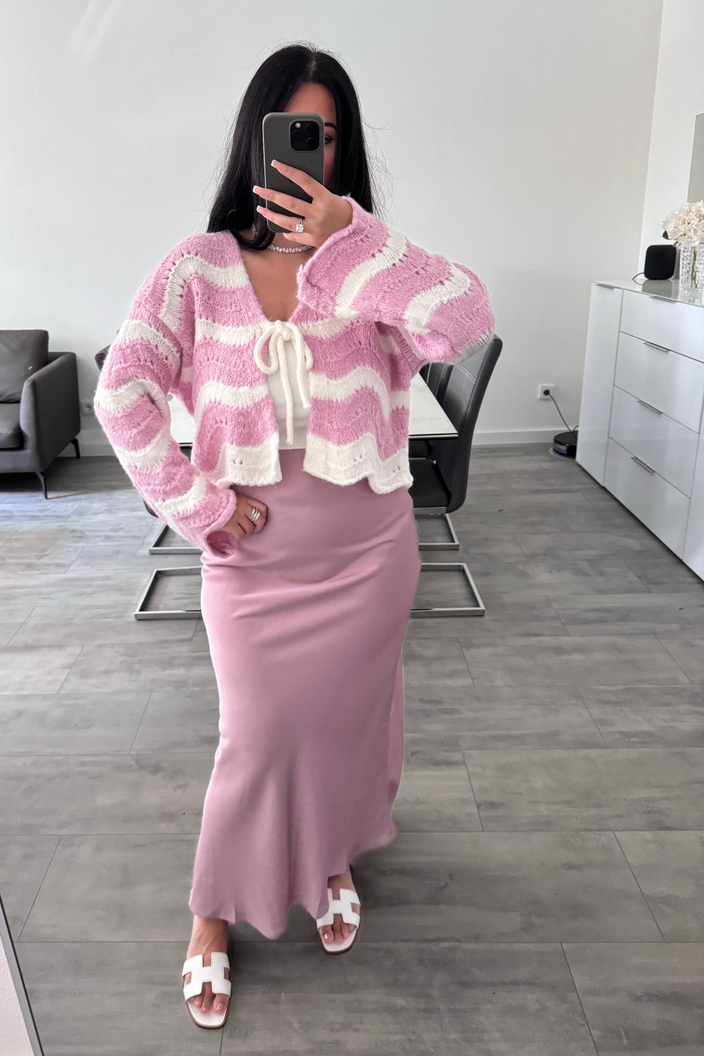 SATIN ROCK "RUBY" DUSTY ROSE – Miss Nova Damenmode