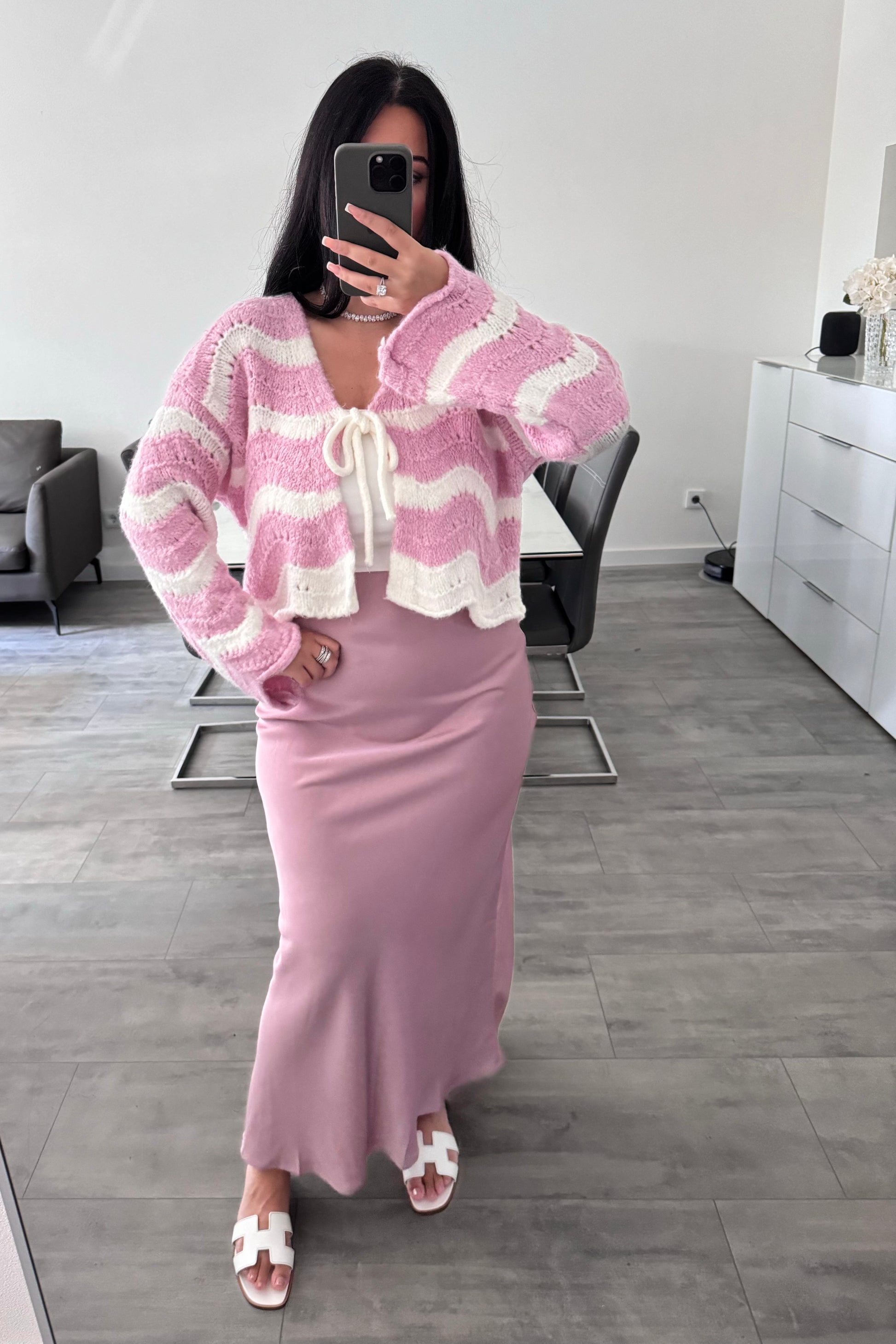 SATIN ROCK "RUBY" DUSTY ROSE – Miss Nova Damenmode