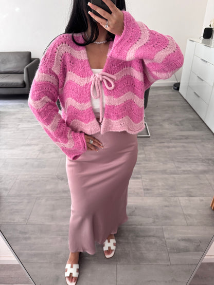 SATIN ROCK "RUBY" DUSTY ROSE – Miss Nova Damenmode