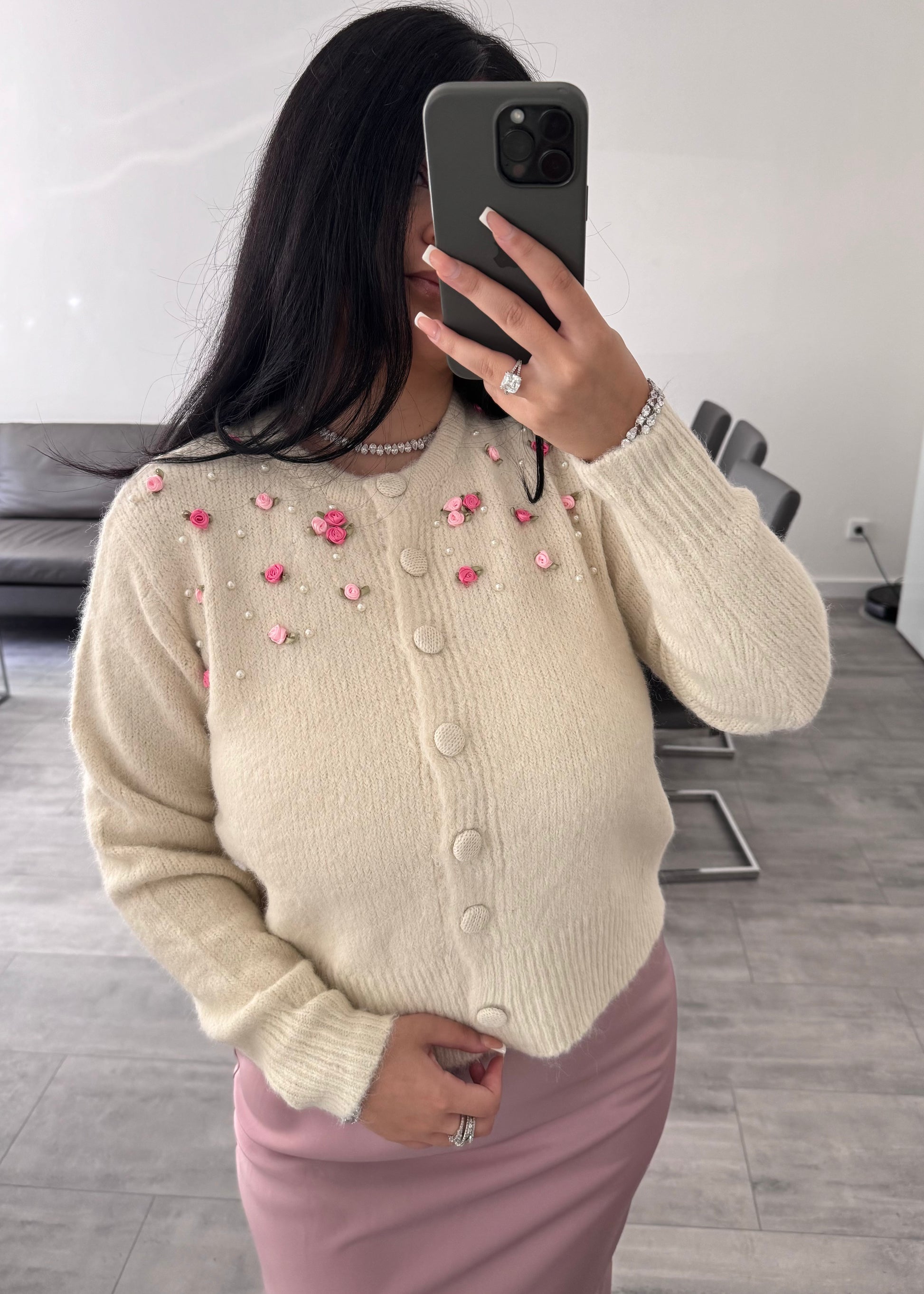 FLORAL CARDIGAN EFFIE – Miss Nova Damenmode