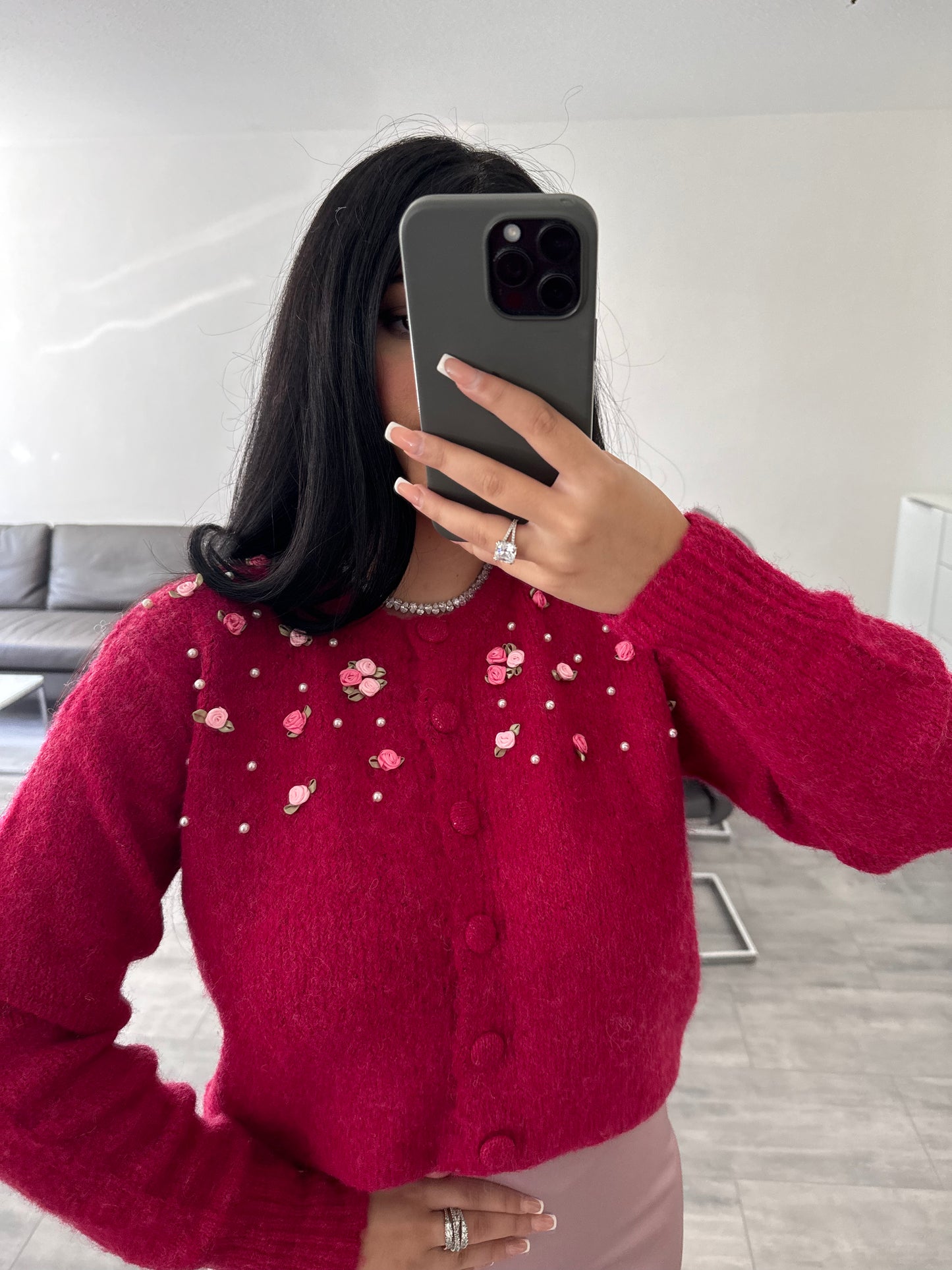 FLORAL CARDIGAN EFFIE – Miss Nova Damenmode