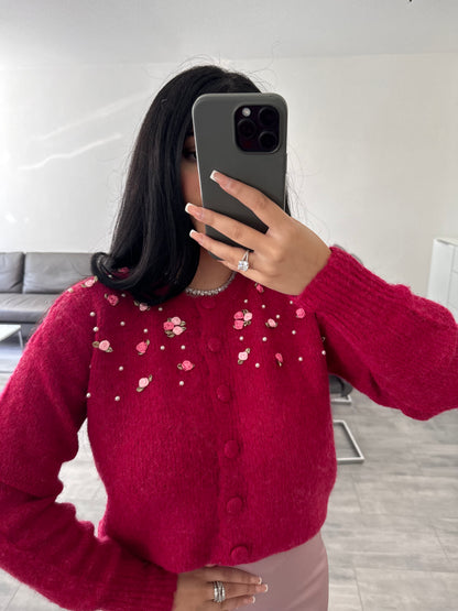 FLORAL CARDIGAN EFFIE – Miss Nova Damenmode