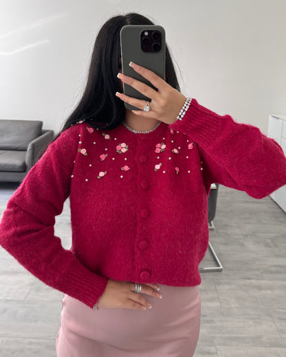FLORAL CARDIGAN EFFIE – Miss Nova Damenmode