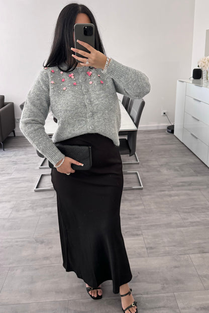 SATIN ROCK "RUBY" SCHWARZ – Damenmode bei Miss Nova