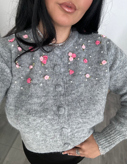 FLORAL CARDIGAN EFFIE – Miss Nova Damenmode