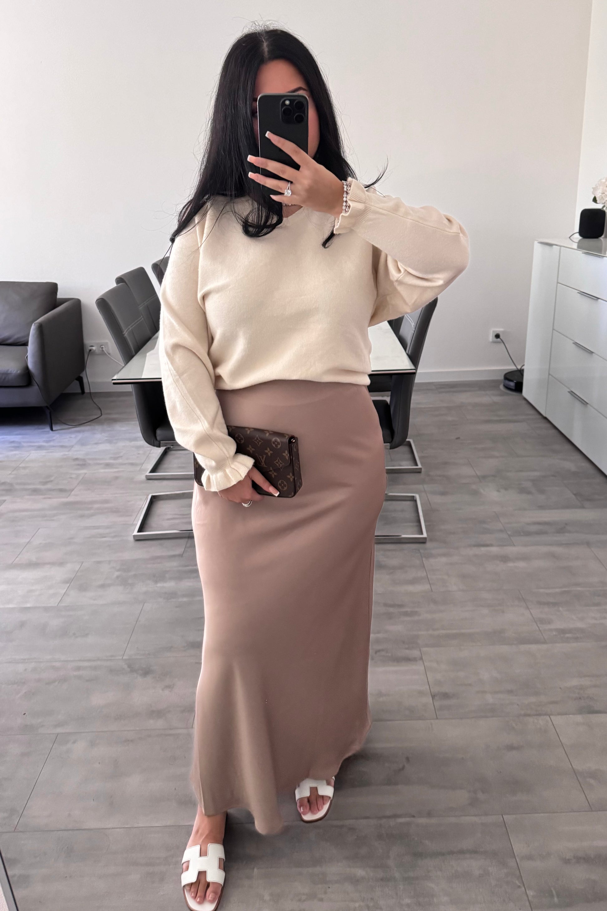 PULLOVER ELISA BEIGE – Miss Nova Damenmode