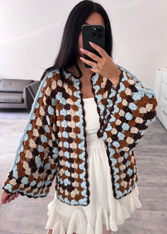 CROCHET CARDIGAN EARTH WHISPERER