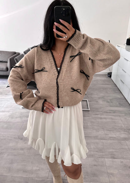 CARDIGAN CELINE TAUPE
