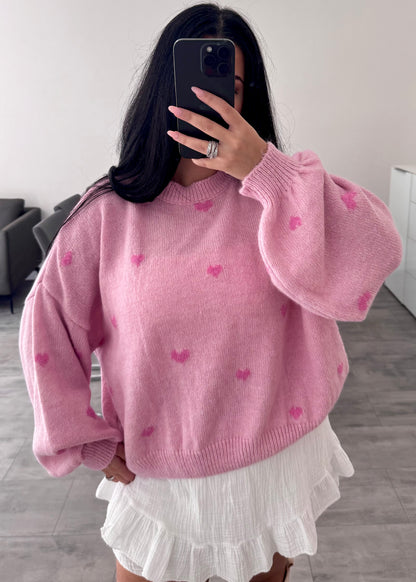 HERZCHEN PULLOVER LOVELYN ROSE – Miss Nova Damenmode